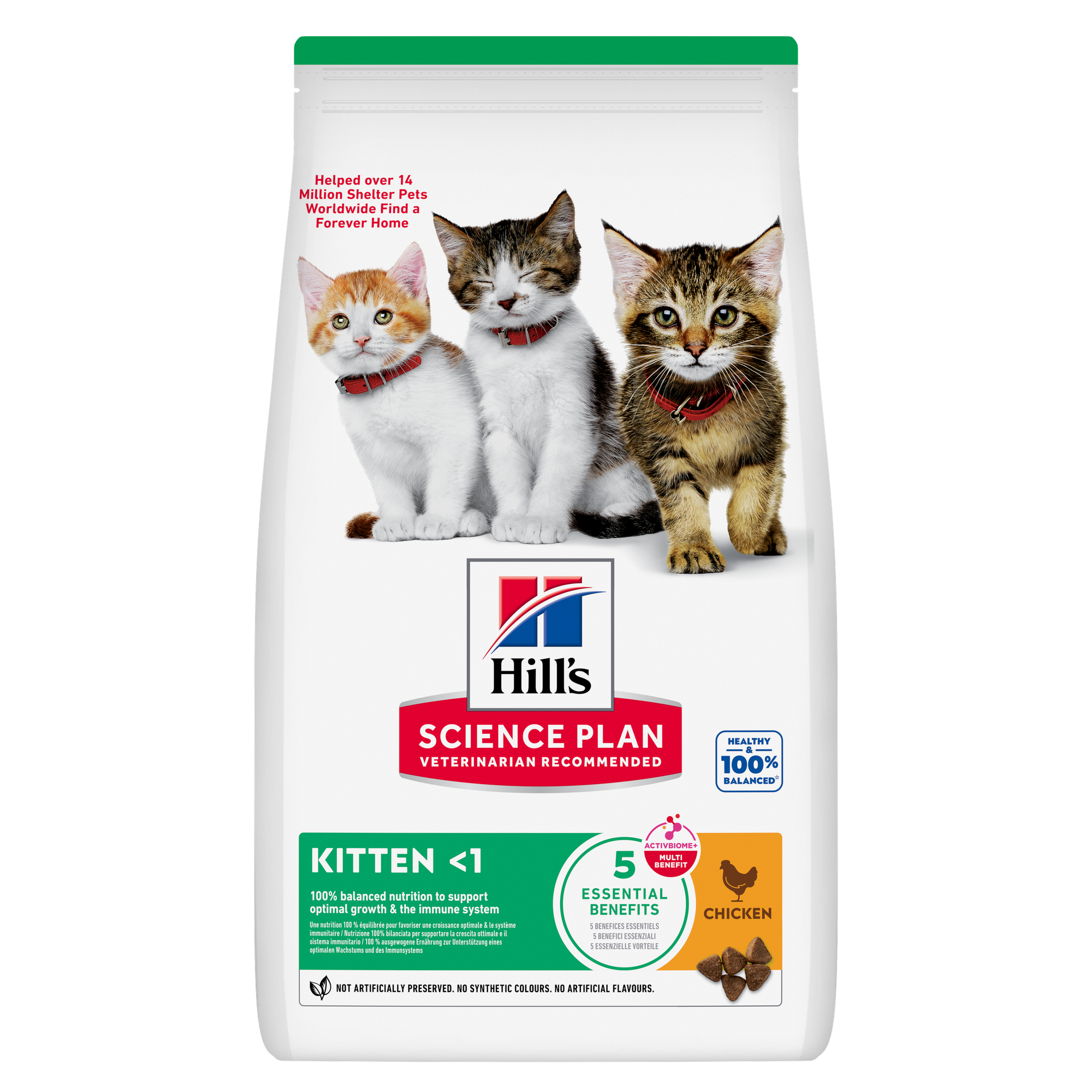 Hill’s — Kitten, Croquettes pour Chaton au Poulet