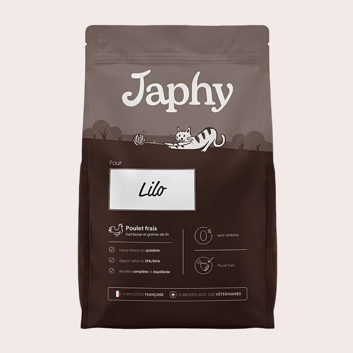 Packaging Japhy Chat adulte stérilisé · viande fraîche