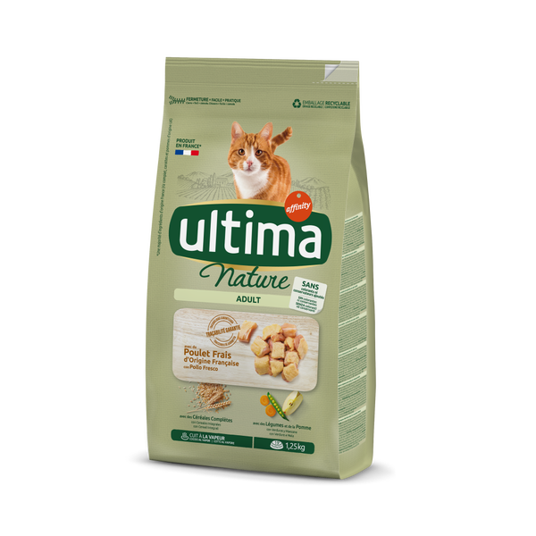 Packaging Ultima Nature Adulte avec du poulet